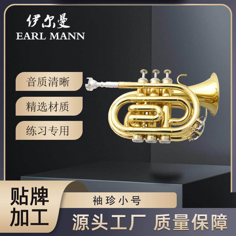 伊尔曼EarlMann袖珍小号专业手掌号