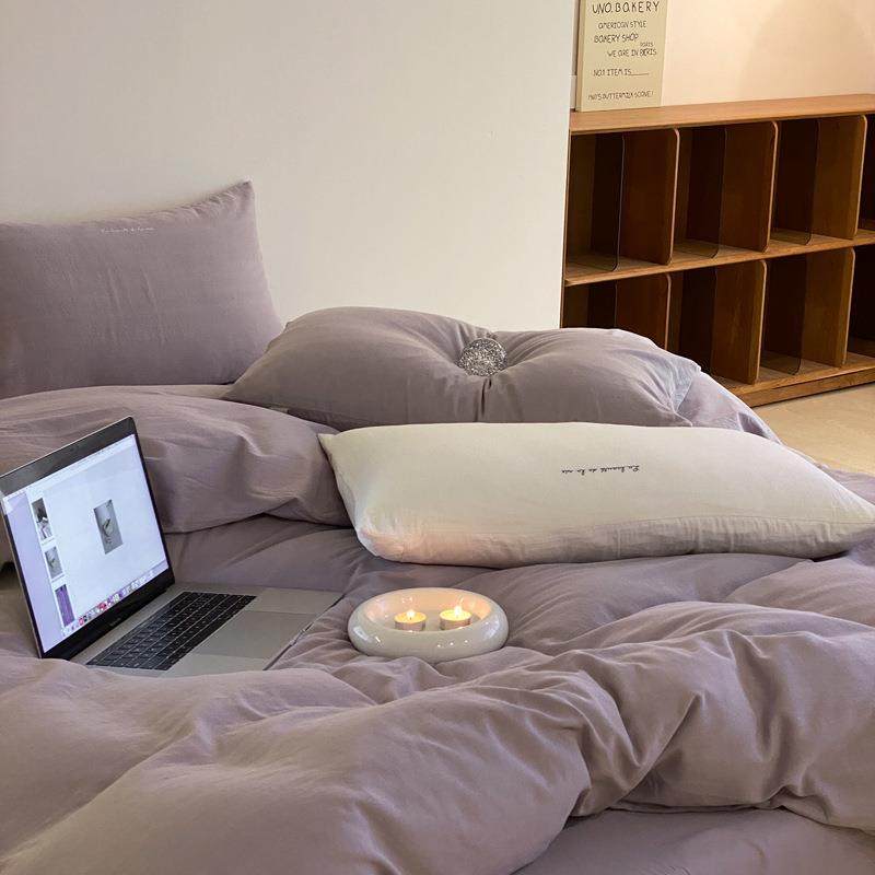 日式亲肤双层纱纯色简约水洗棉四件套日式床单床笠床上用品,农用物资,其他肥料,淘宝优惠券,粉丝福利购,淘宝优惠卷