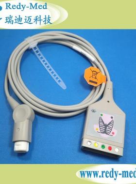 迈瑞Mindray心电导联线主电缆12针5导分线Dash2000/3000