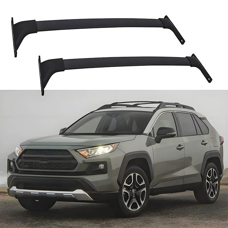 适用于丰田20-24款RAV4荣放车顶行李架横杆铝合金crossbar