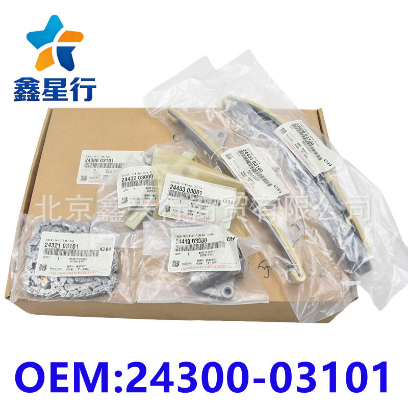 24300-03101正时链条张紧器修理包导轨适用于现代起亚车系批发