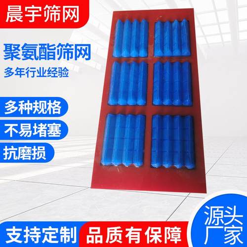 聚氨酯筛网砂石用煤矿用包边脱水方孔PU高频振动聚氨酯脱水筛网