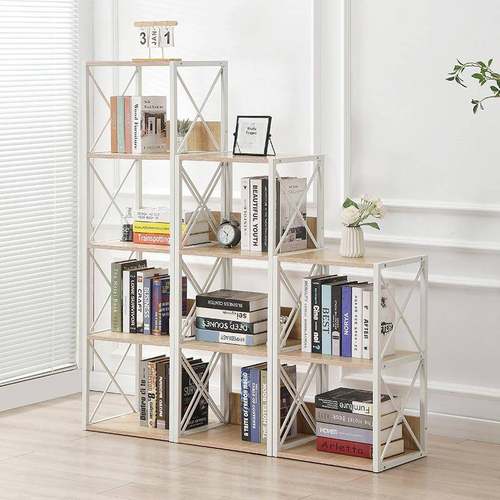 落地书架多层杂志收纳置物架靠墙展示架书架落地家用多层放书本架