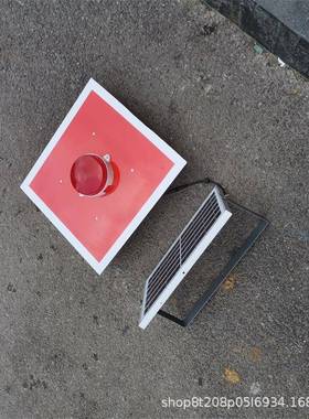 铁路太阳能土档灯火车进站道岔指示LED车档表示器200mm轨道车挡灯