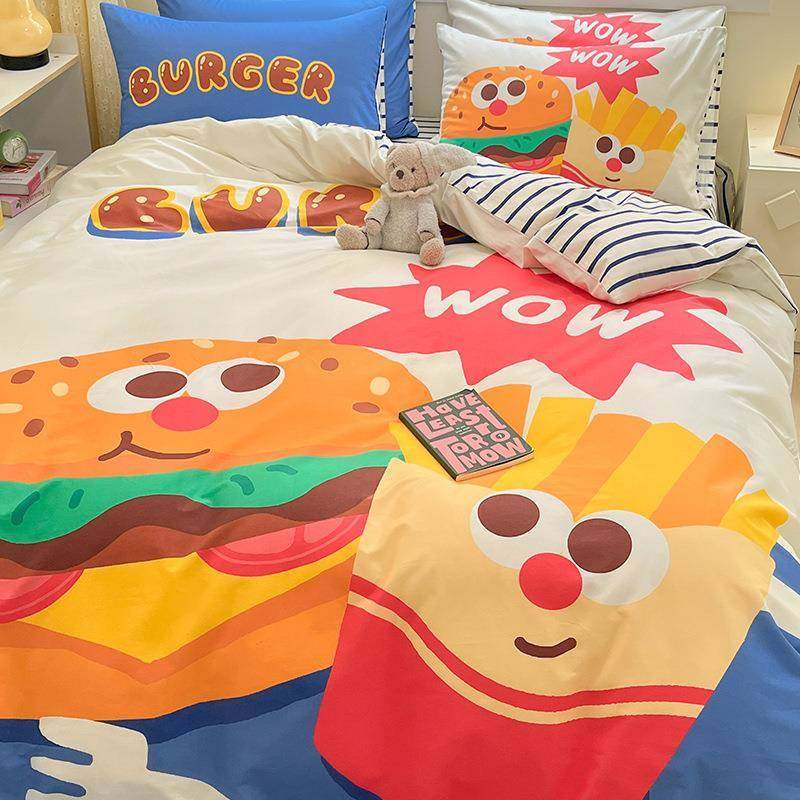 2024新款纯棉全棉床上四件套儿童男被套床单三件套床笠多巴胺床品,节庆用品/礼品,新娘配件,淘宝优惠券,粉丝福利购,淘宝优惠卷