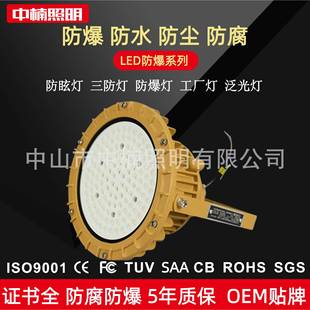 防爆灯LED灯60w工业防水防尘防腐泛光灯加油站工厂防爆投光灯