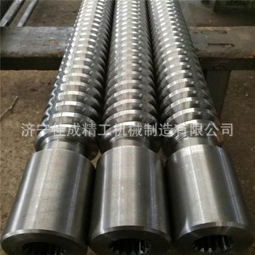 济宁机床大型梯形丝杆螺杆左右旋T形传动丝杆来图来样直销