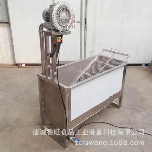 非标制作果蔬清洗设不锈钢加热浸泡槽气泡翻浪式蔬菜清洗机