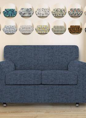3pcs双人沙发套家具保护沙发柔软带弹性底部适合儿童