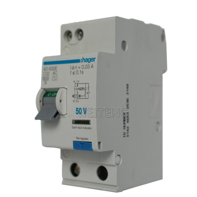 HAGER海格 AD632E AD625E 家用空调热水器漏电32A断路器空开A065E