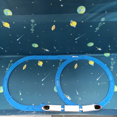 2025新款儿童电动城市轨道和谐号火车玩具男孩车厢复兴号动车轨道