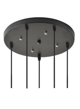 黑色白色一字长条吸顶盘长方形圆形吊灯底盘两头三头四头多头底座