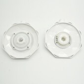 洁仕宝白色八角盘八方盘拖把配件替换头内六角配件大全银马小目标