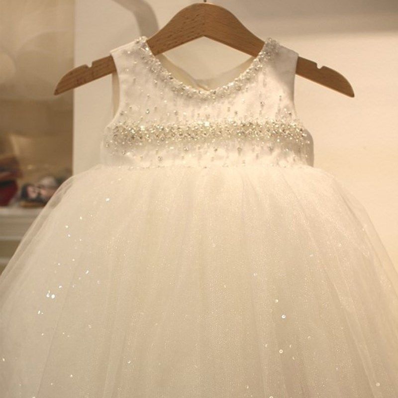 儿童礼服公主裙花童婚礼小女孩白色婚纱女童钢琴演奏主持人演出服,童装/婴儿装/亲子装,儿童礼服,淘宝优惠券,粉丝福利购,淘宝优惠卷