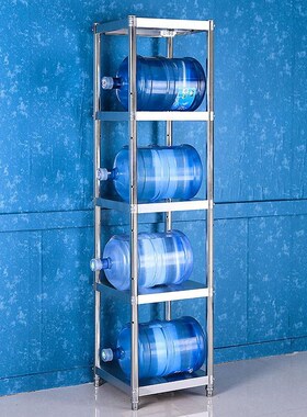 不锈钢厨房置物架35x30高80三层40x40x120四层50x55宽45x45长60cm