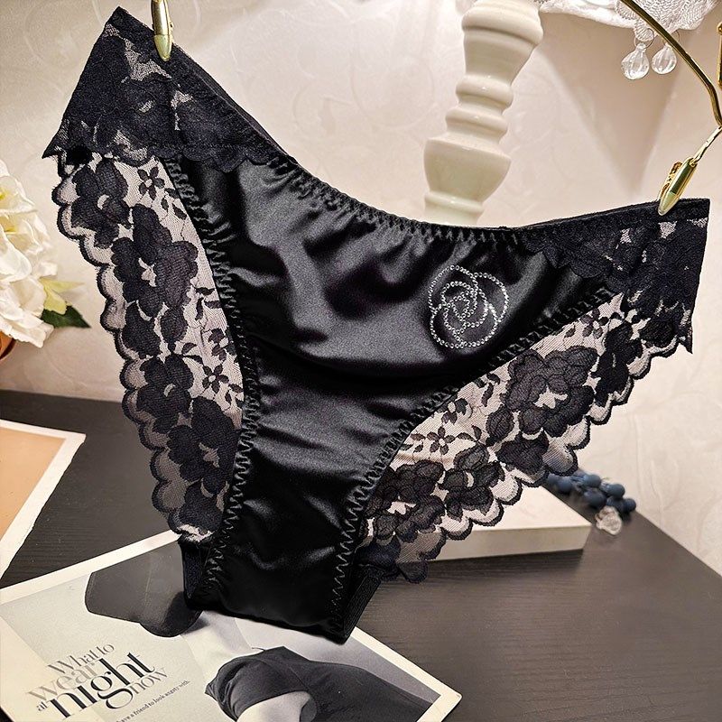 轻奢蕾丝内裤女士性感中低腰舒适甜美少女学生纯棉裆三角裤底裤,女士内衣/男士内衣/家居服,女三角裤,淘宝优惠券,粉丝福利购,淘宝优惠卷