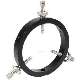 圆形透镜固定架光学实验凸凹镜片安装座光路机械组件光具调节镜圈