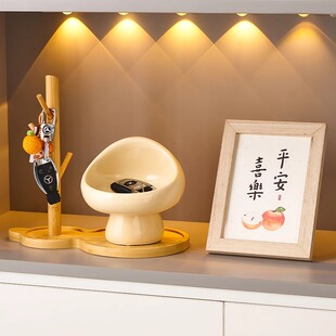 北欧奶油风入户玄关钥匙收纳摆件家居门口放钥匙鞋 饰品 柜置物架装