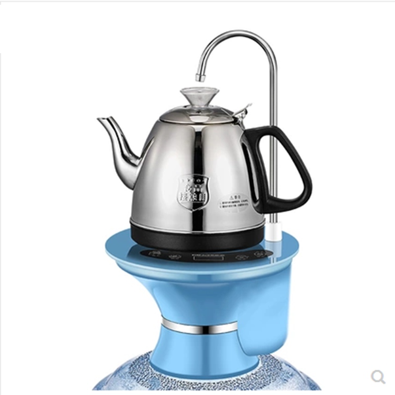 美能迪自动上水桶装水抽水器电热烧水壶智能一体加热式饮水机茶炉
