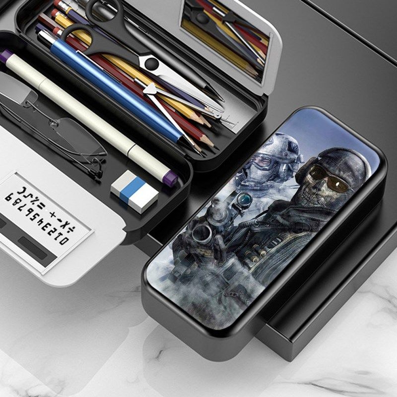 使命召唤网红多功能学生文具盒眼镜收纳盒笔盒笔袋大容量游戏周边,文具电教/文化用品/商务用品,文具盒,淘宝优惠券,粉丝福利购,淘宝优惠卷