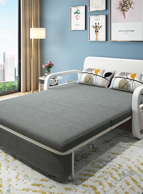 沙发床两用多功能小户型网红款1.5米1米宽可折叠可储物单人折叠床