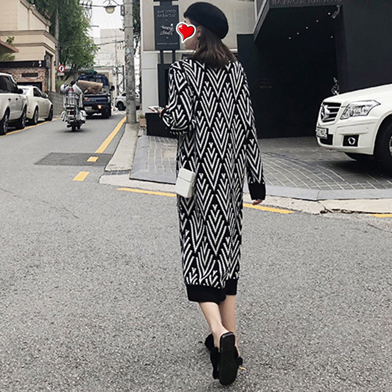 孕妇长款毛衣冬装新款韩版长裙宽毛衣