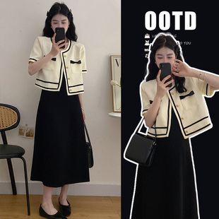 小个子孕妇夏装连衣裙2023新款套装时尚洋气时髦外套上衣吊带裙子