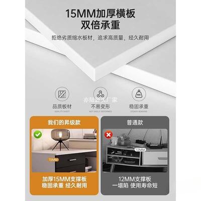 LRR电用视柜款现代简约家客厅小户型地伸新缩茶几落电视机柜