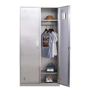 不锈钢更衣柜员菌工储物食柜堂碗柜无车XSYH GYG间多门身柜健房浴