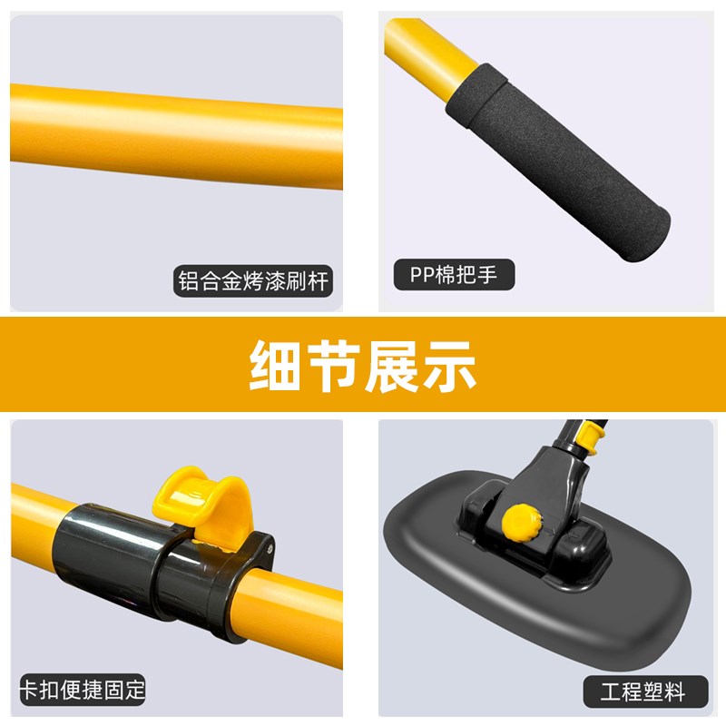 弯杆洗车a拖把不伤车漆可伸缩汽车除尘擦车神器专用汽车软毛刷车