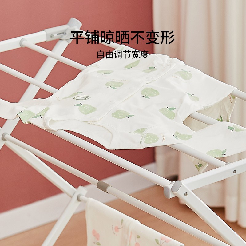 【极有家专享】j折叠X型晾衣架阳台室内家用不占地小型晒衣神器