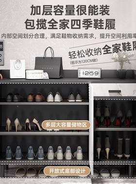 鞋柜用CBG00329门口量楼外道大容多门层一体玄关柜入户收纳鞋柜鞋