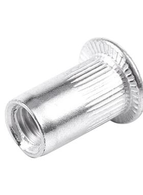 100p6cs/平头竖纹拉CQS铆母螺纹铆钉螺螺母制铝平头铆螺钉M系列6m