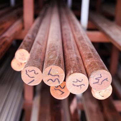 实T2紫心铜棒C110导电LBZ红铜棒紫铜棒易切割实大小直0径心圆棒