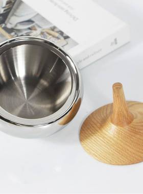 简约家居几不锈钢糖果茶储1840罐摆物件家用干果罐软罐装饰品