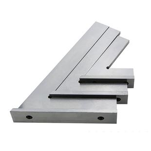 6度角尺1500x7100 7060碳钢平口带座尺20级木工内外角角度尺10x10