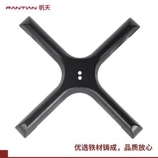 简约黑色铸铁桌脚石餐桌底大理桌腿脚钢架咖啡FT B074厅奶茶店桌