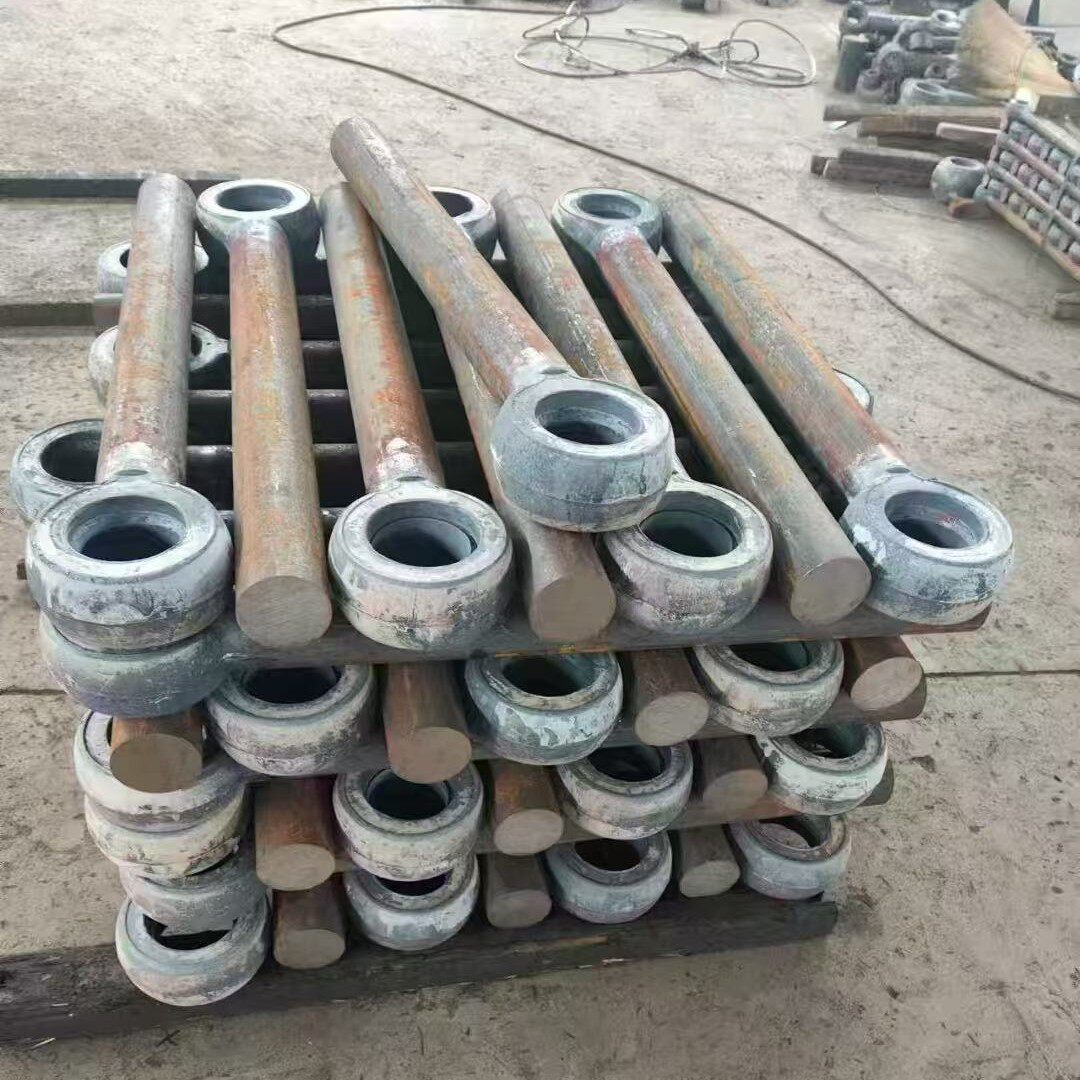 锻造活塞杆38CrMoAlA氮化钢液压机立柱毛坯调质精磨活塞杆锻件