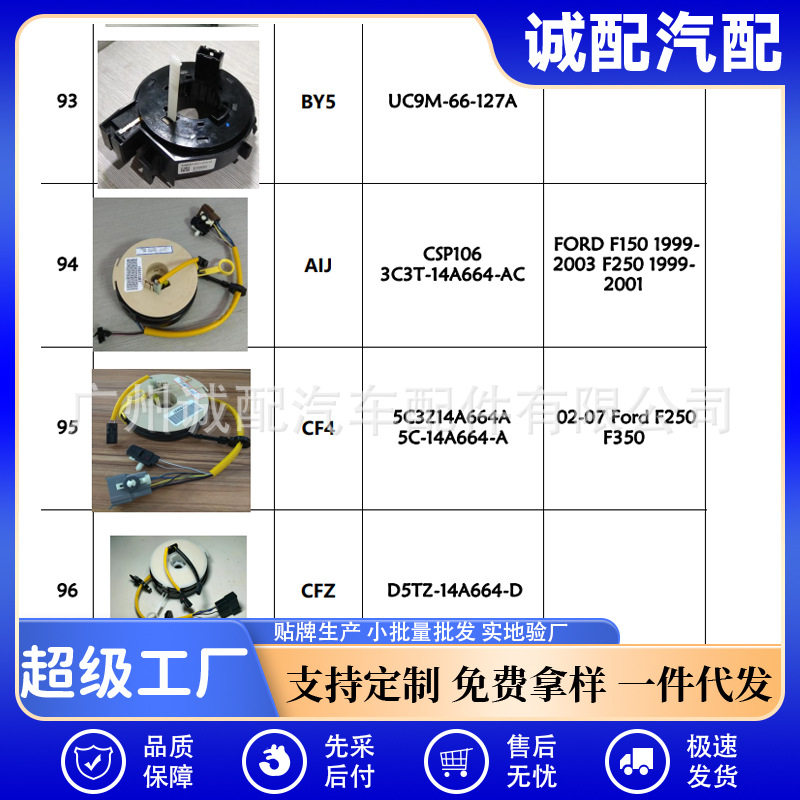 汽车配件5C3Z14A664A04848437AA1000874205135965AA14A664-B