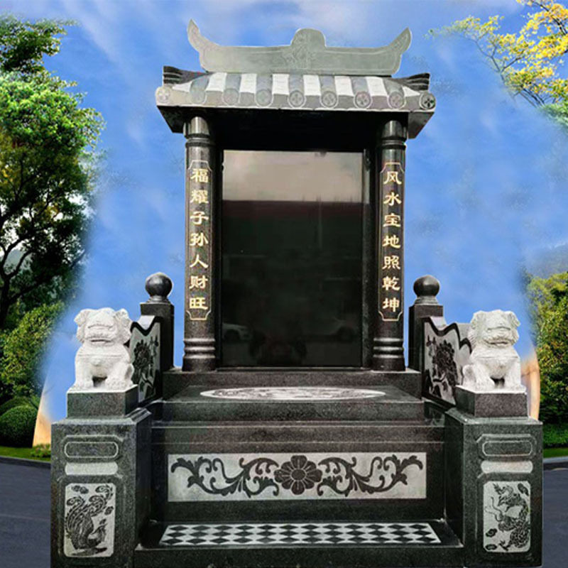 石雕墓碑花岗岩中国黑墓碑汉白玉大理公墓石碑厂家供应