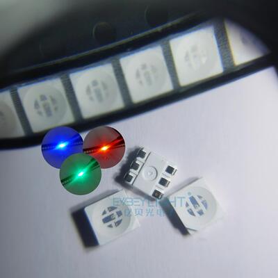 led贴片3535RGB全彩高亮六脚灯珠红绿蓝氛围灯指示灯发光二极管