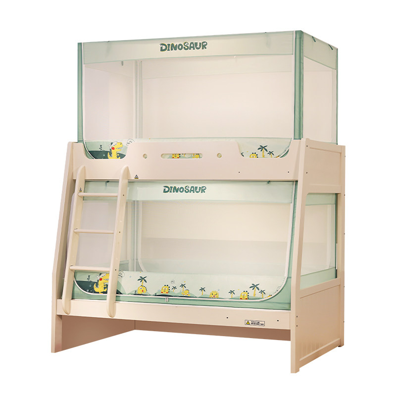 康亨子母床蚊帐学生儿童床双层梯形高低上下铺套管一体式防摔防蚊,床上用品,蚊帐,淘宝优惠券,粉丝福利购,淘宝优惠卷