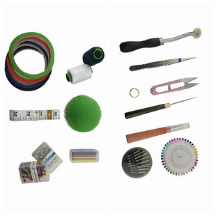 服装设计立体裁剪工具盒 锥子 镊子 针扎包 尺 立裁胶带等