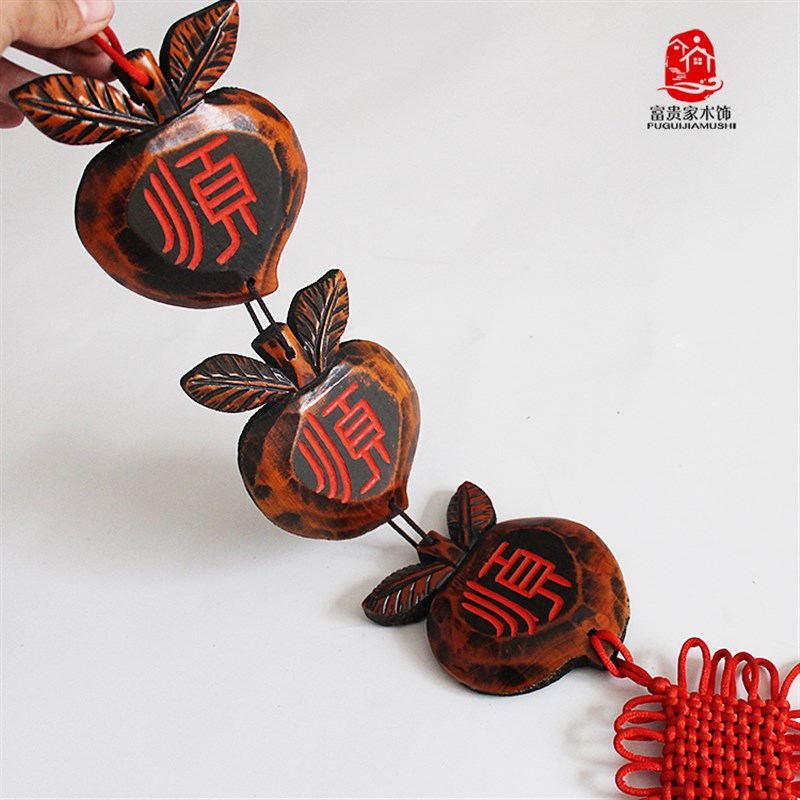 客厅房间复古中国结入户门墙面小挂件墙上装饰品风铃挂饰门饰创意