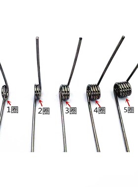 不锈钢304V形扭力簧左右旋弹簧丝径0.7*外径5mm0/45/60/120/270度