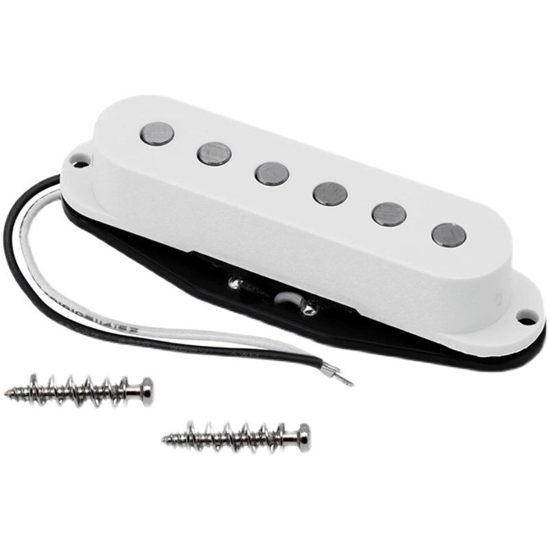 Strat ST电吉他拾音器单单单SSS单线圈低噪音48/50/52一套3个白色图片