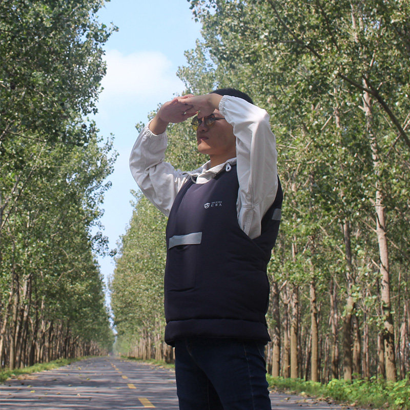 电动车防寒服保暖加厚防风防水摩托车骑行挡风被马甲防风罩冬季男