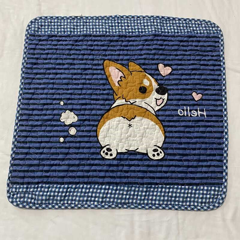 四季纯棉卡通座垫椅垫防滑沙发垫也可做脚垫地垫可机洗50*50厘米