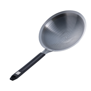 密漏勺商用大号厨房过滤网油炸专用密网大漏勺不锈钢捞面笊篱细网