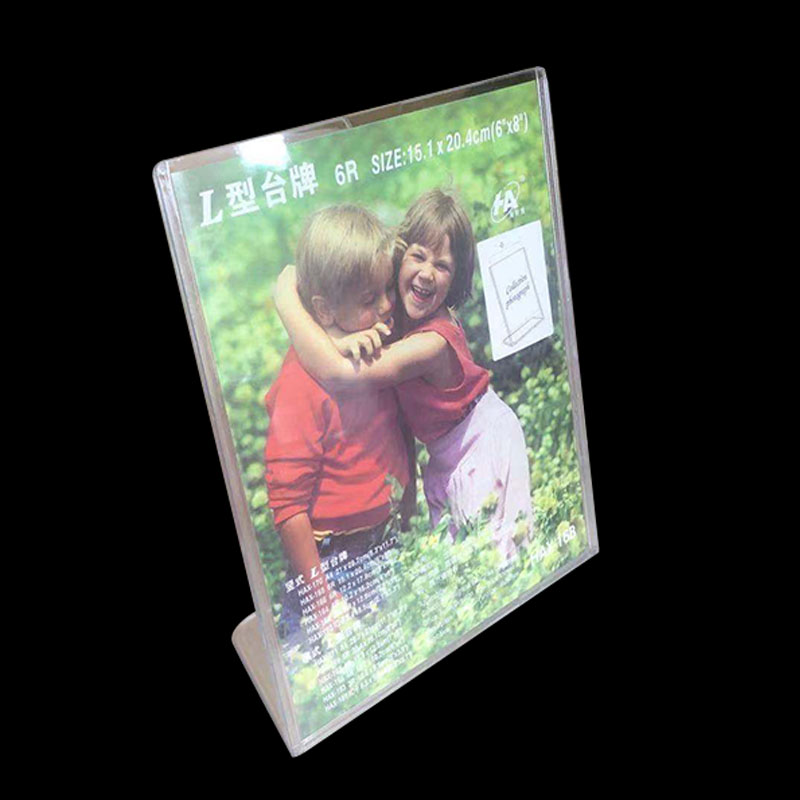 A4t台卡透明有机展示牌L型台牌广告价格牌桌牌桌签台签立牌酒水牌